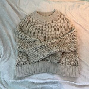 Oversized Tan Sweater